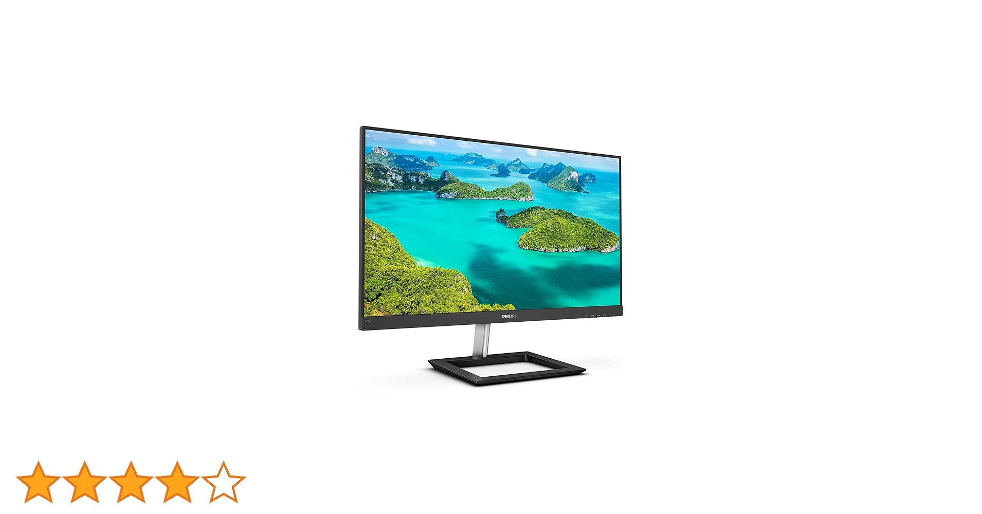 Philips 278E1A - 27 Inch 4K Monitor, 60Hz, 4ms, IPS